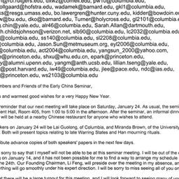 Announcements, 2004-01-25. ...