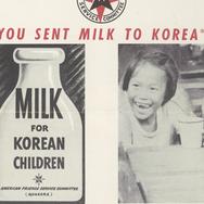 You sent milk to Korea
