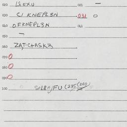 Eastern questionnaire, answ...
