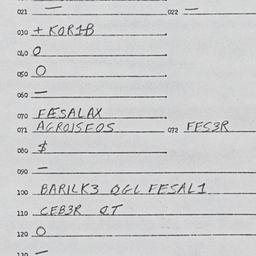 Eastern questionnaire, answ...