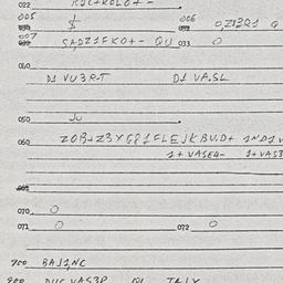 Eastern questionnaire, answ...