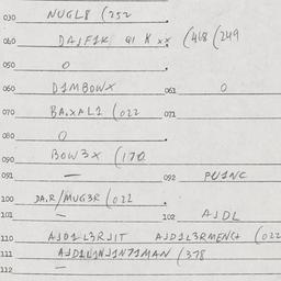 Eastern questionnaire, answ...