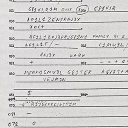 Eastern questionnaire, answ...