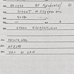 Eastern questionnaire, answ...