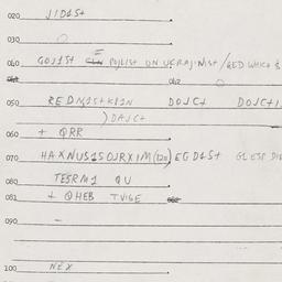 Eastern questionnaire, answ...
