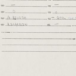 Eastern questionnaire, answ...