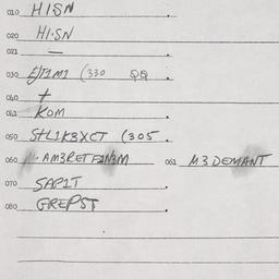 Eastern questionnaire, answ...