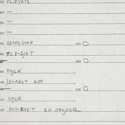 Eastern questionnaire, answ...