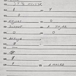 Eastern questionnaire, answ...