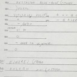 Eastern questionnaire, answ...