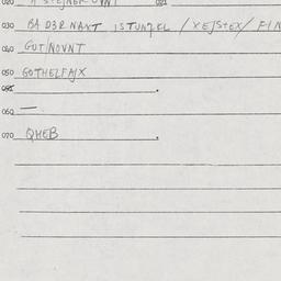 Eastern questionnaire, answ...