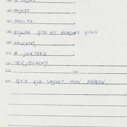 Eastern questionnaire, answ...
