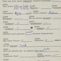 Western questionnaire, answ...