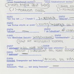 Western questionnaire, answ...