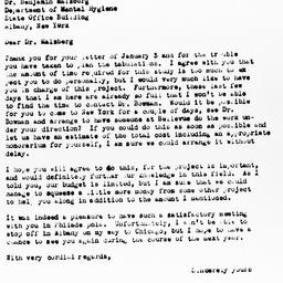 Letter from Dorothy Swaine ...