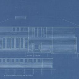 South, east elevations