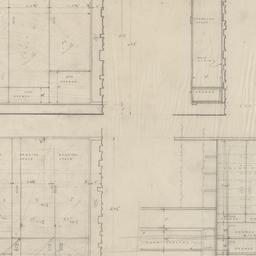 Wardrobe elevations, sections