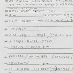 Eastern questionnaire, answ...