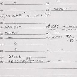 Eastern questionnaire, answ...