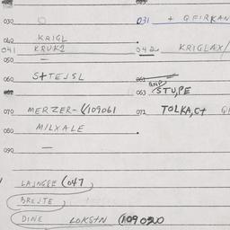 Eastern questionnaire, answ...
