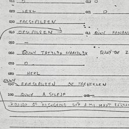 Eastern questionnaire, answ...
