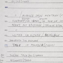 Eastern questionnaire, answ...