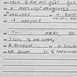 Eastern questionnaire, answ...