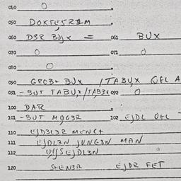 Eastern questionnaire, answ...