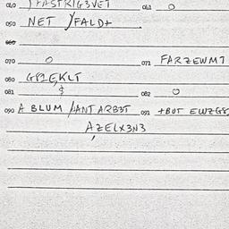 Eastern questionnaire, answ...