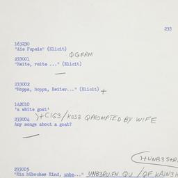 Western questionnaire, answ...