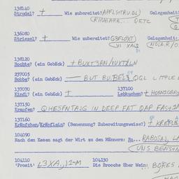 Western questionnaire, answ...