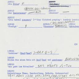 Western questionnaire, answ...