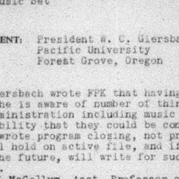 Carnegie Turn-Downs, Music ...