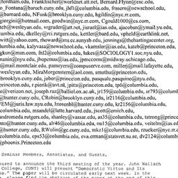 Announcements, 2004-11-18. ...