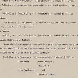 Board Meeting, 12/06/1913