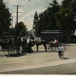 Fountain, Westchester Ave, ...