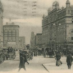 Looking Up Broadway from Ti...