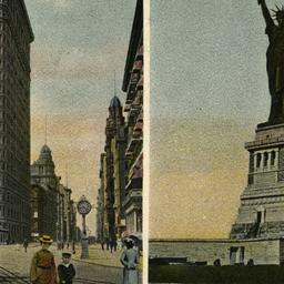 Flat Iron Building, Statue ...