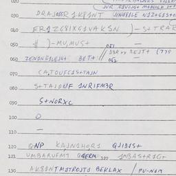 Eastern questionnaire, answ...
