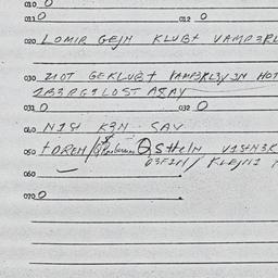 Eastern questionnaire, answ...