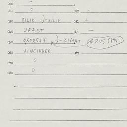 Eastern questionnaire, answ...