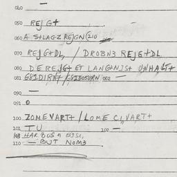 Eastern questionnaire, answ...