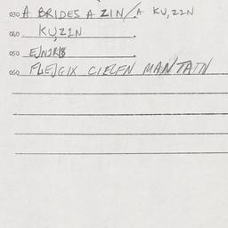 Eastern questionnaire, answ...