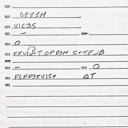Eastern questionnaire, answ...