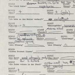 Western questionnaire, answ...