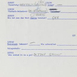 Western questionnaire, answ...