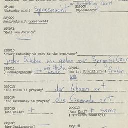 Western questionnaire, answ...