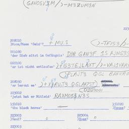 Western questionnaire, answ...