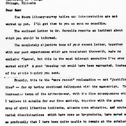 Letter from Doxey A. Wilker...