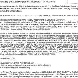 Announcements, 2004-11-15. ...